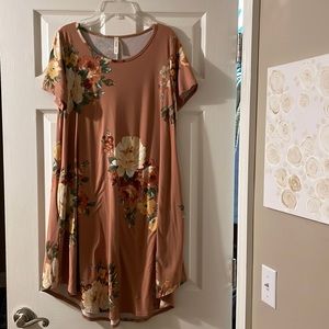 Floral knee length dress